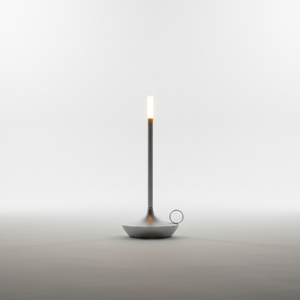 Minimalistische Tischlampe Aluminium - Lightara