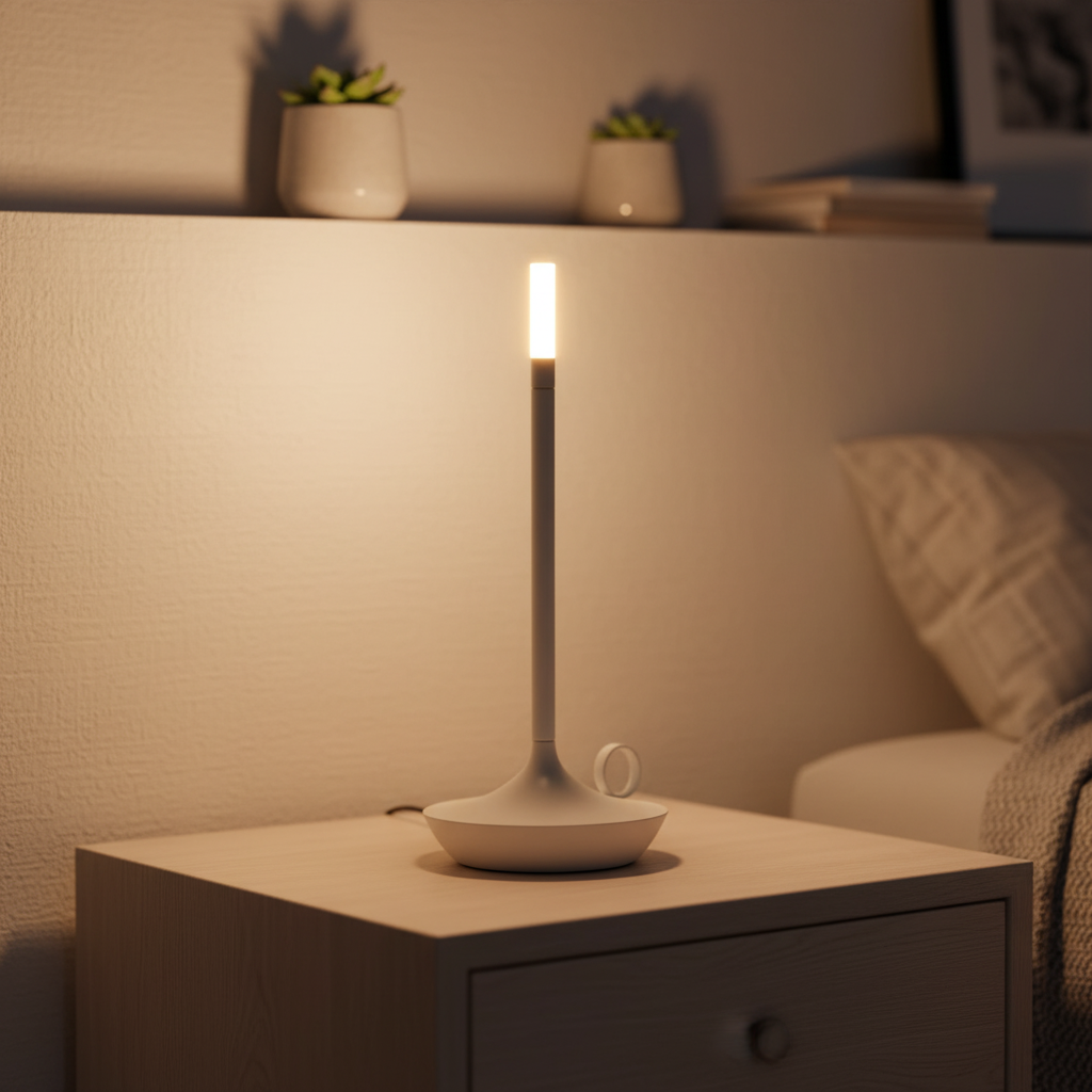 Minimalistische Tischlampe Aluminium - Lightara