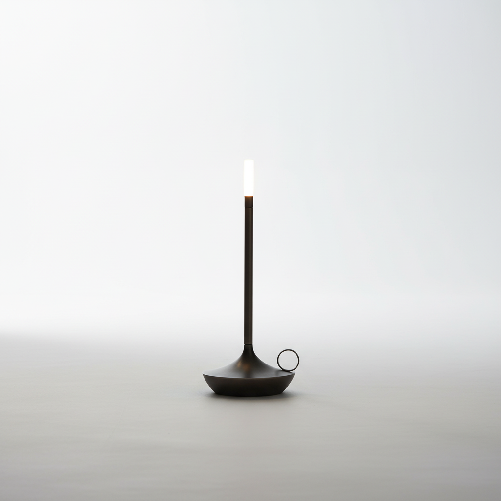 Minimalistische Tischlampe Aluminium - Lightara