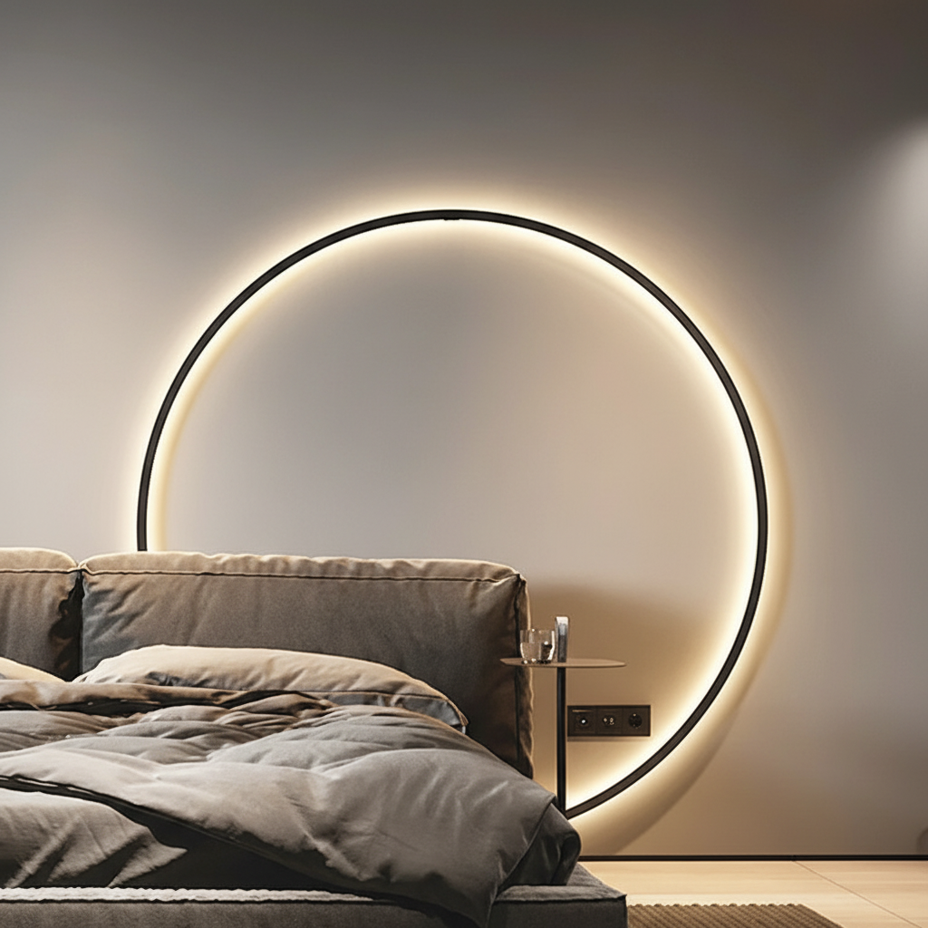 Minimalistische Runde Wandleuchte - Glowring