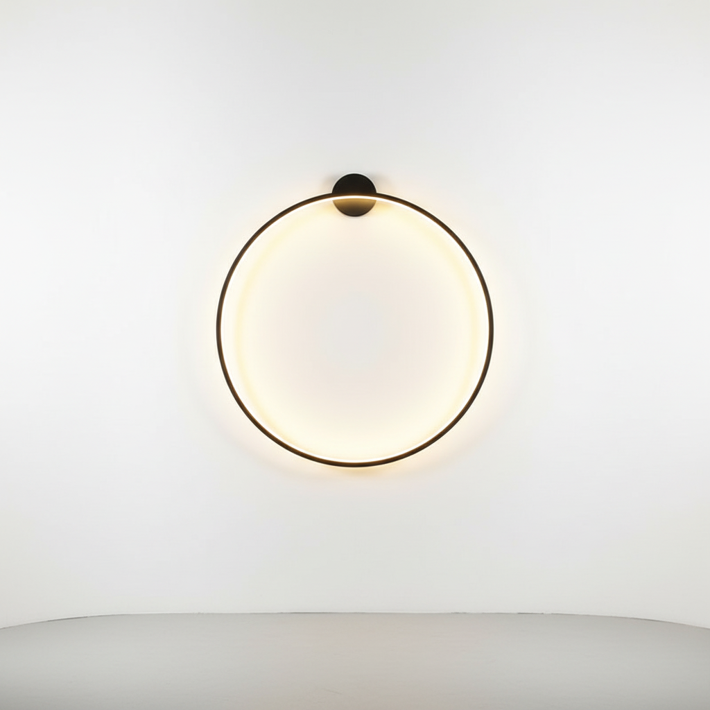 Minimalistische Runde Wandleuchte - Glowring