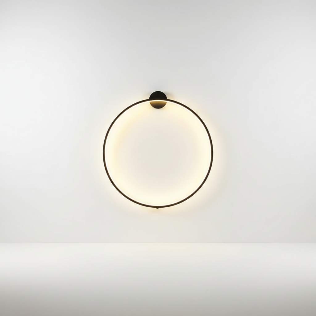 Minimalistische Runde Wandleuchte - Glowring