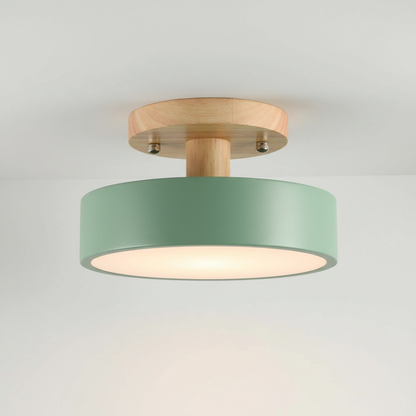 Minimalistisches Flaches Deckenleuchtenmodell - Woodluma