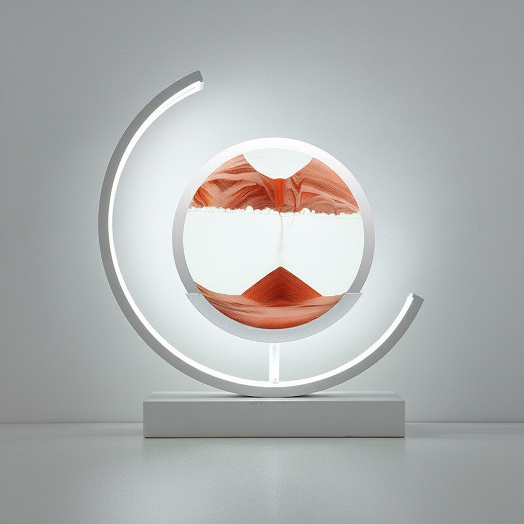 Moderne 3D Sandschalen Tischlampe - Aequora