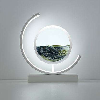 Moderne 3D Sandschalen Tischlampe - Aequora