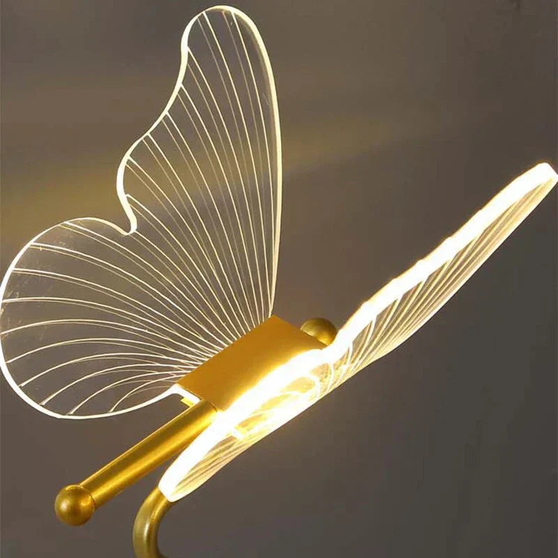Moderne LED Tischlampe - LumiFlutter