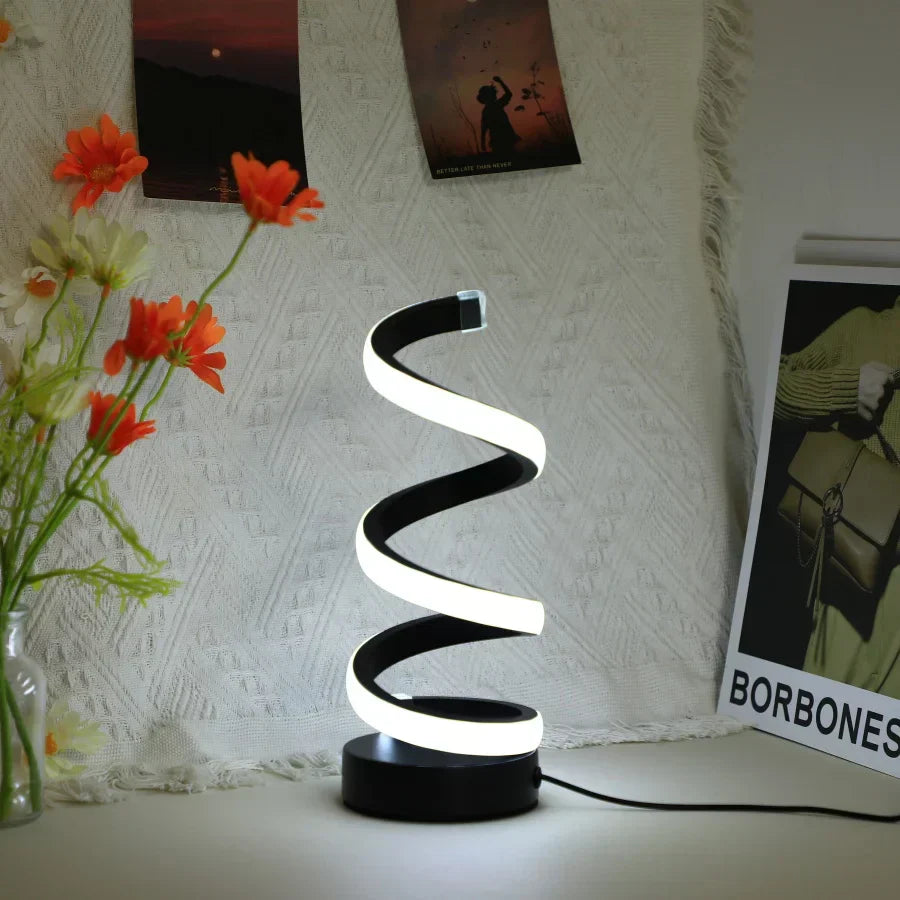 Moderne S Form Schreibtischlampe - Spiralino