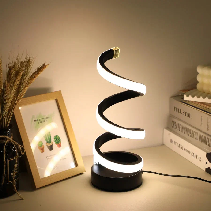 Moderne S Form Schreibtischlampe - Spiralino