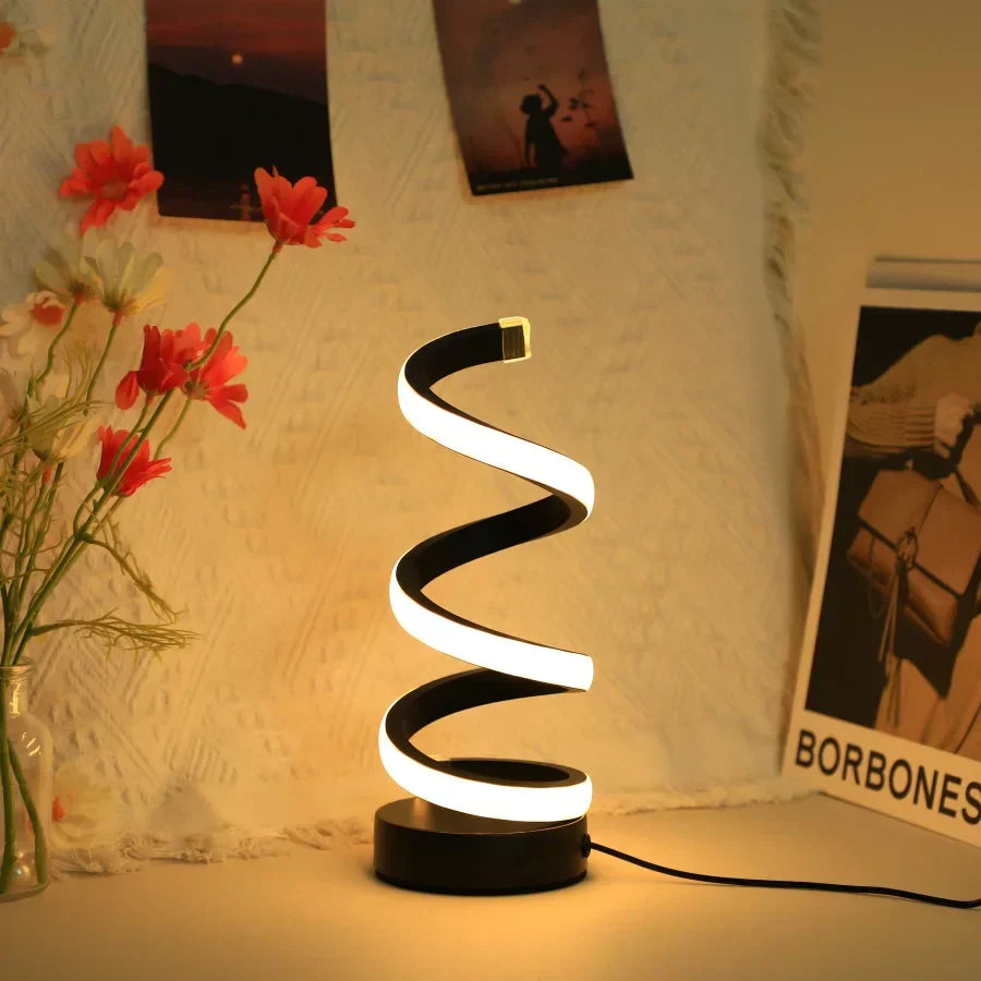 Moderne S Form Schreibtischlampe - Spiralino