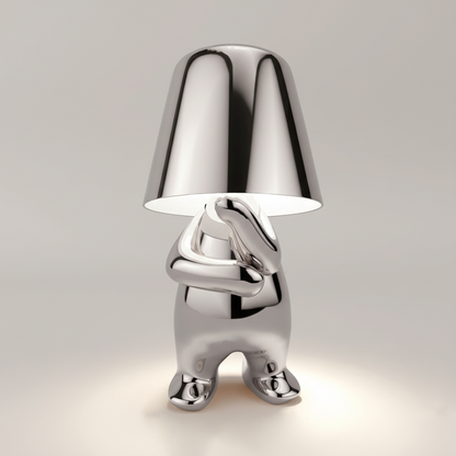 Moderne Tischlampe Metallfinish - AuraBuddy