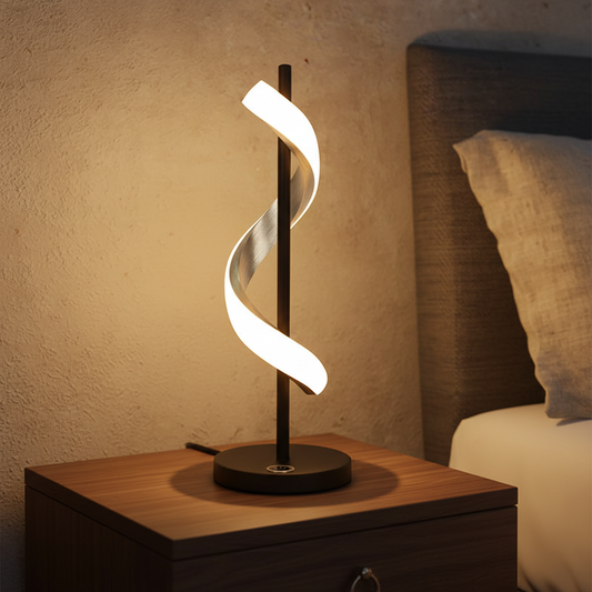 Moderne Tischlampe Mit Wellendesign - Glowspire