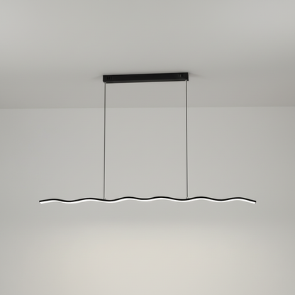 Moderne Wellenpendelleuchte - Waveray