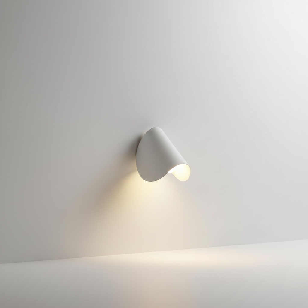 Moderne Halbrunde Wandleuchte - Glowario