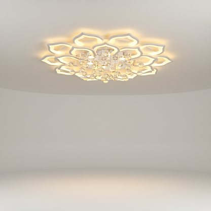 Moderne Lotusförmige Leuchte - LotusGleam