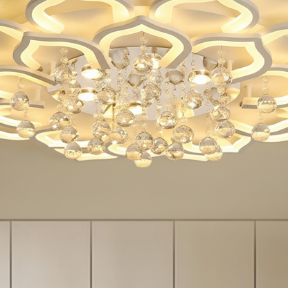 Moderne Lotusförmige Leuchte - LotusGleam