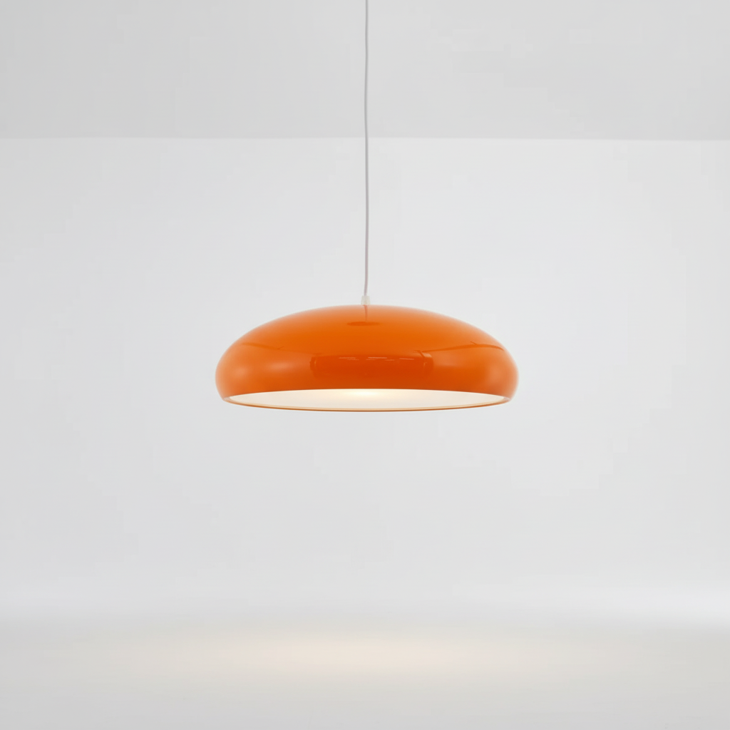 Moderne Runde Pendelleuchte Metall - Glowline