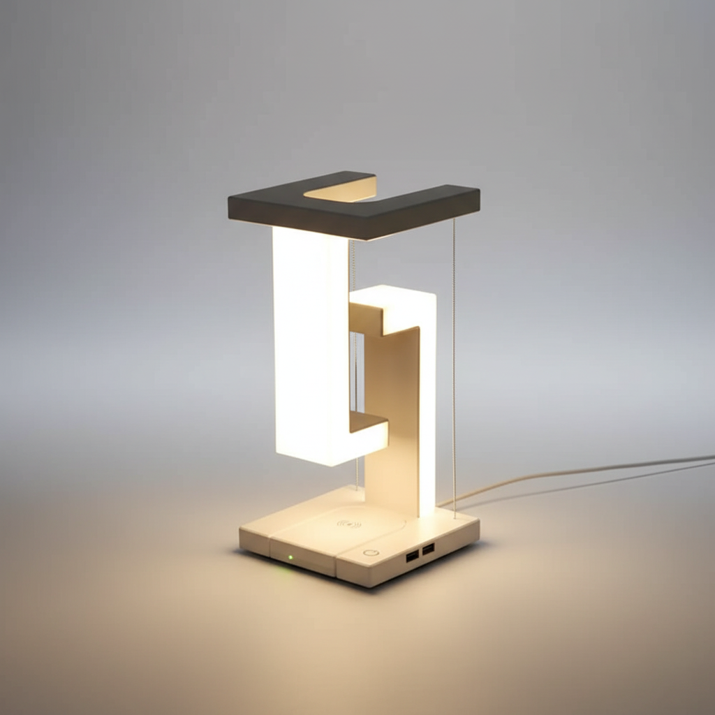 Moderne Schwebende Tischleuchte - FloatGlow