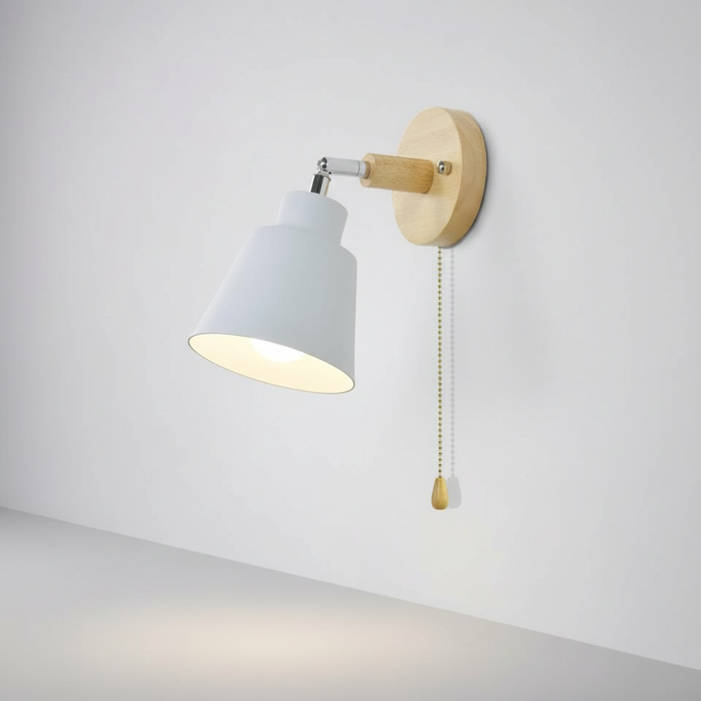 Moderner Wandspot Mit Zugschalter - TurnLume