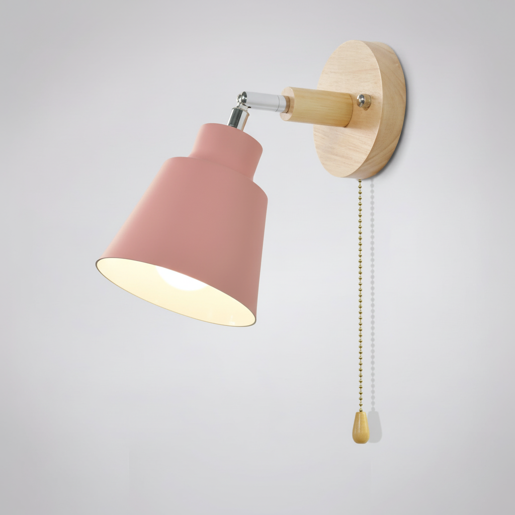 Moderner Wandspot Mit Zugschalter - TurnLume