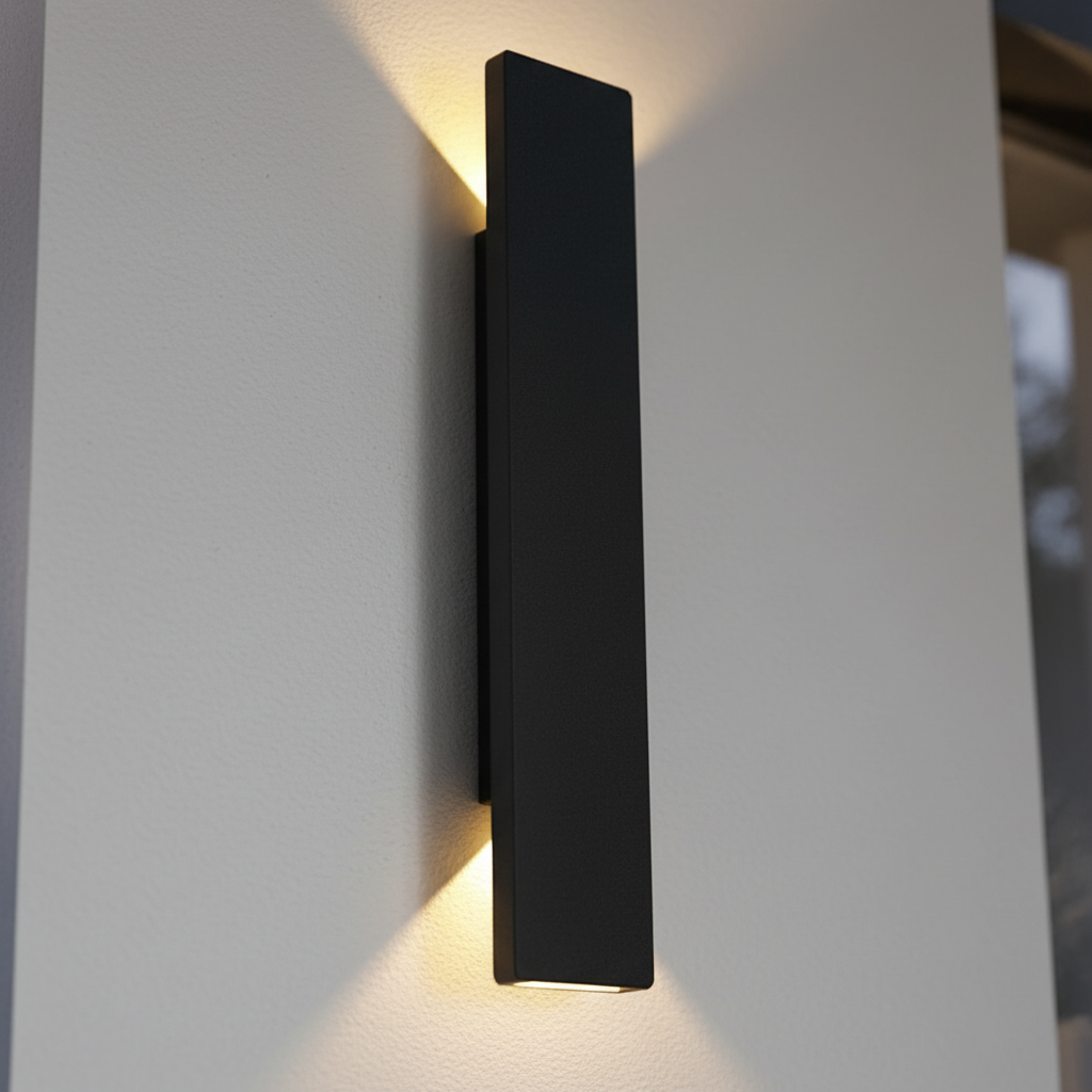 Moderner Aluminium Wandleuchter - Brightpillar