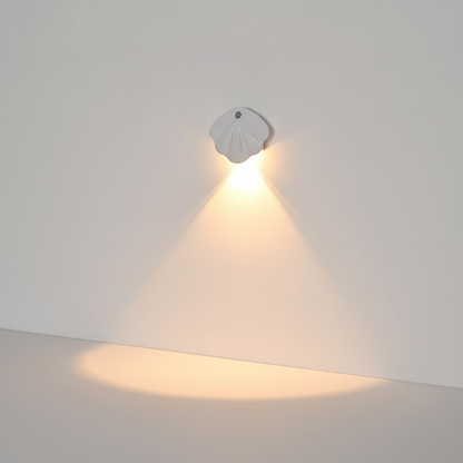 Muschelförmige Wandlampe - NightShell