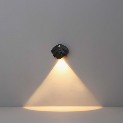 Muschelförmige Wandlampe - NightShell