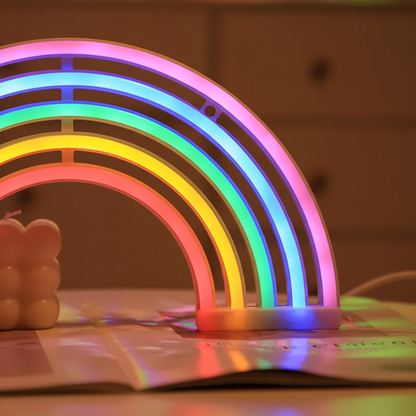 Neon Regenbogen Tischlampe - LumiRainbow
