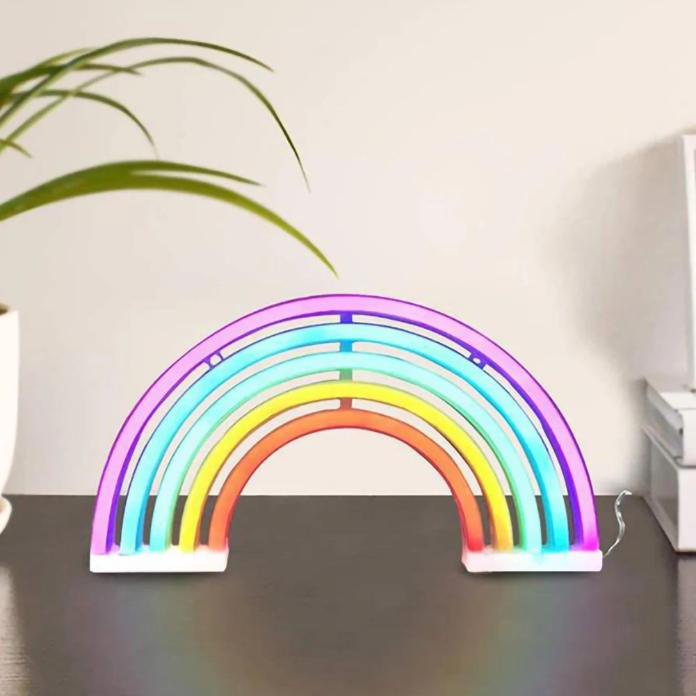 Neon Regenbogen Tischlampe - LumiRainbow