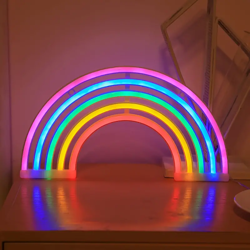 Neon Regenbogen Tischlampe - LumiRainbow