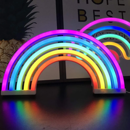 Neon Regenbogen Tischlampe - LumiRainbow