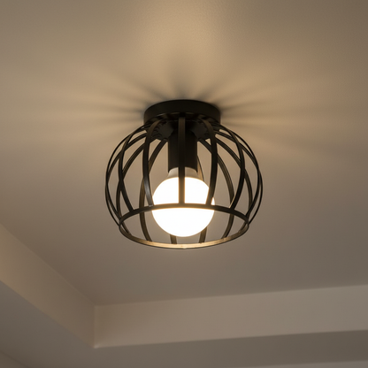 Offener Korbschirm Pendelleuchte - IronOrb