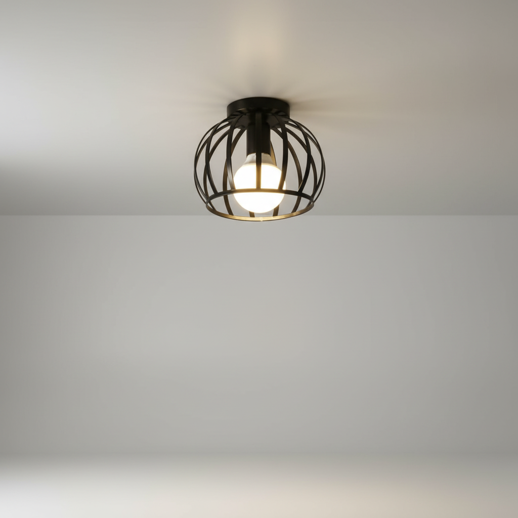 Offener Korbschirm Pendelleuchte - IronOrb