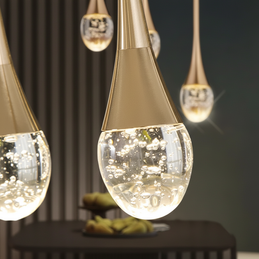 Pendelleuchte Tropfenförmig Glas - SoftLumen