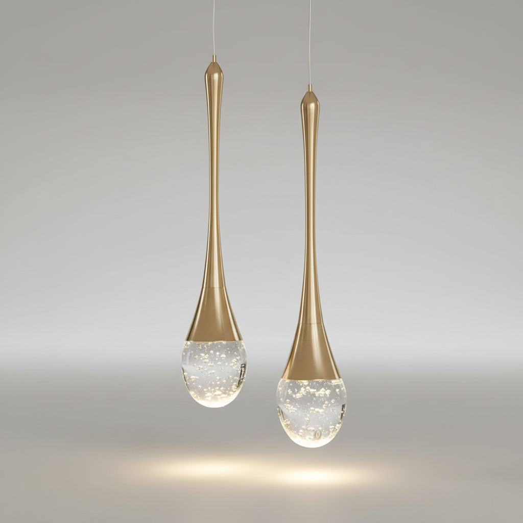 Pendelleuchte Tropfenförmig Glas - SoftLumen