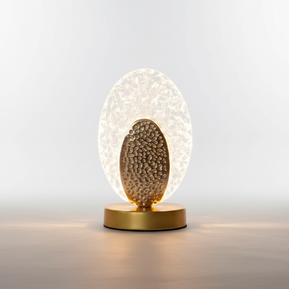 Pfaueninspiriertes Tischlicht - AureaFeather