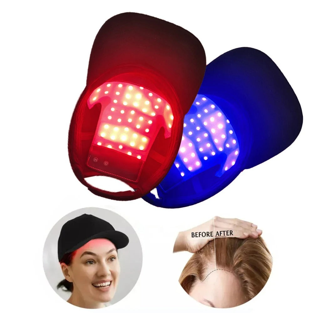 Rot Infrarot Lichttherapie Mütze - GlowCap