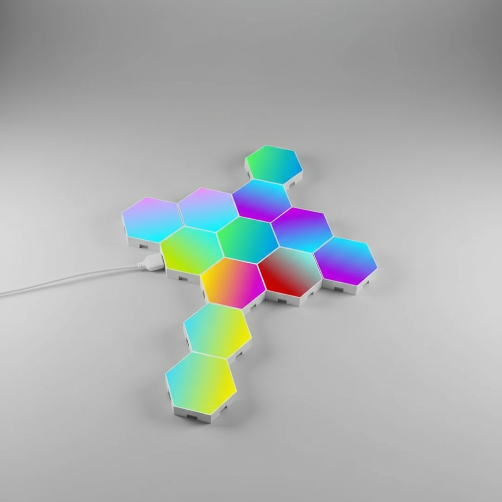 Sechseckige LED Wandmodule - HexaGlow