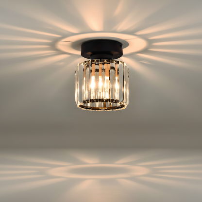 Semi Flush Kristall Deckenleuchte - Glanzara