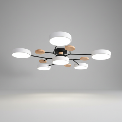 Skandinavische LED Deckenleuchte - SkandiGlow