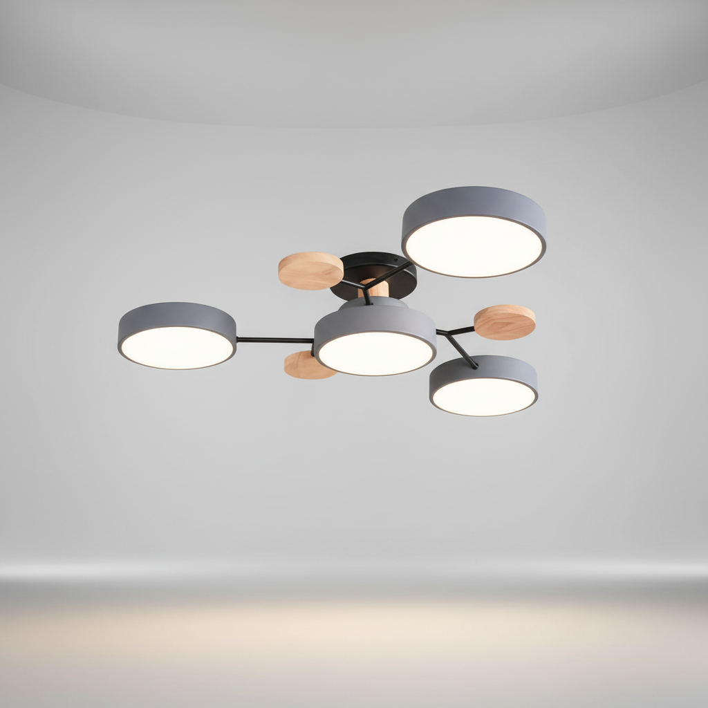 Skandinavische LED Deckenleuchte - SkandiGlow