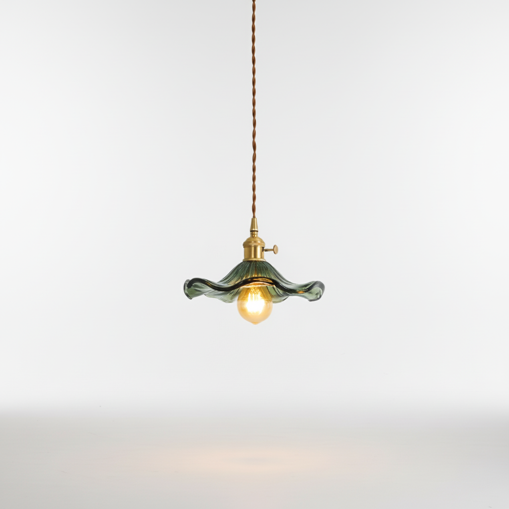 Skandinavische LED Hängeleuchte - GlassVelvet