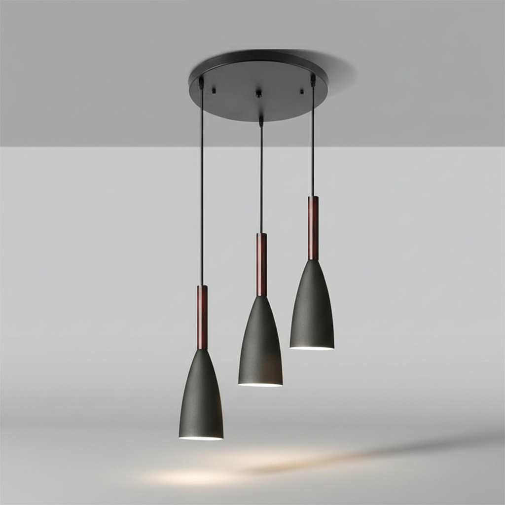 Skandinavische Dreifach Hängeleuchte - ScandiBeam