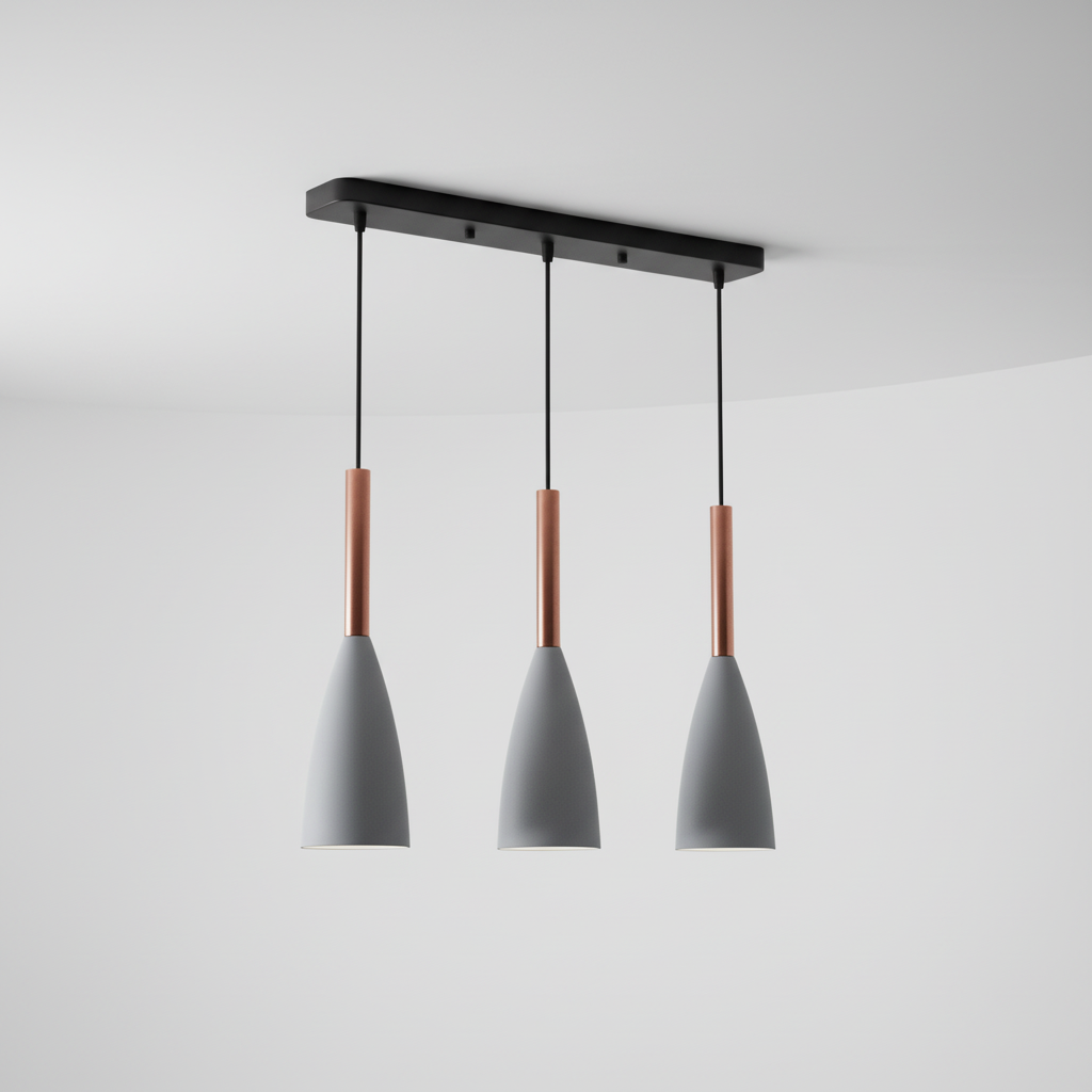 Skandinavische Dreifach Hängeleuchte - ScandiBeam