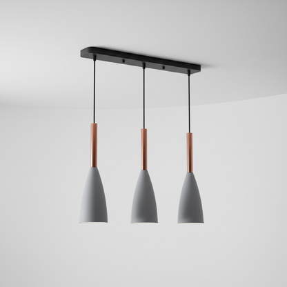 Skandinavische Dreifach Hängeleuchte - ScandiBeam