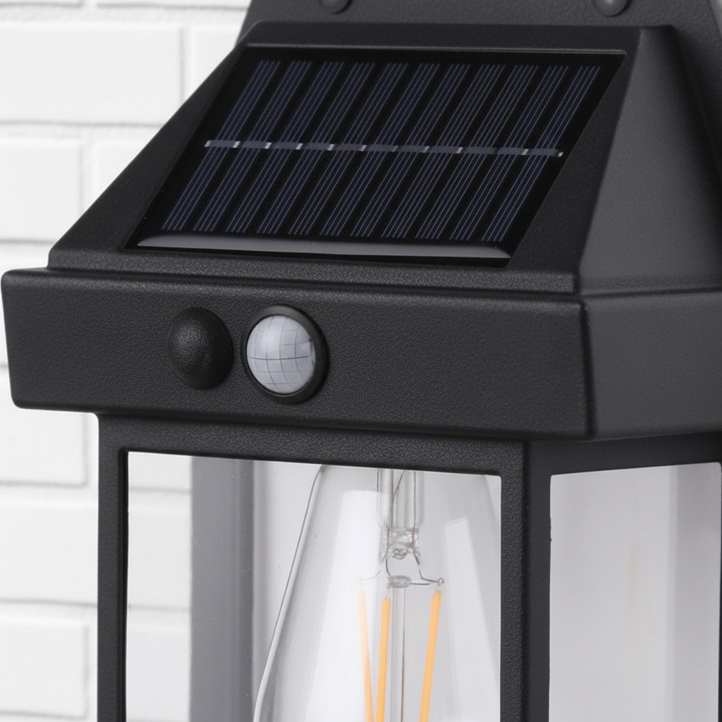 Solar Wandlampe Aus ABS - Solighta