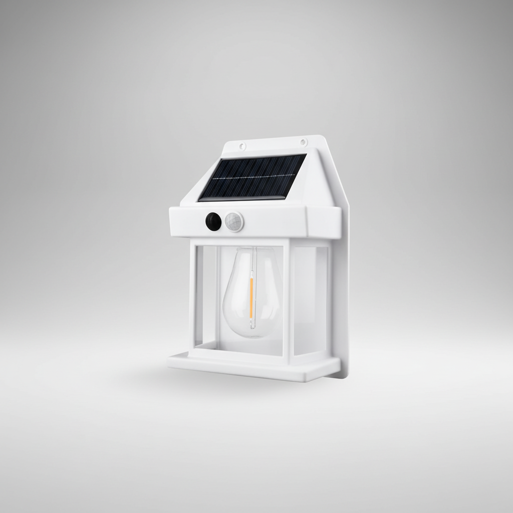 Solar Wandlampe Aus ABS - Solighta