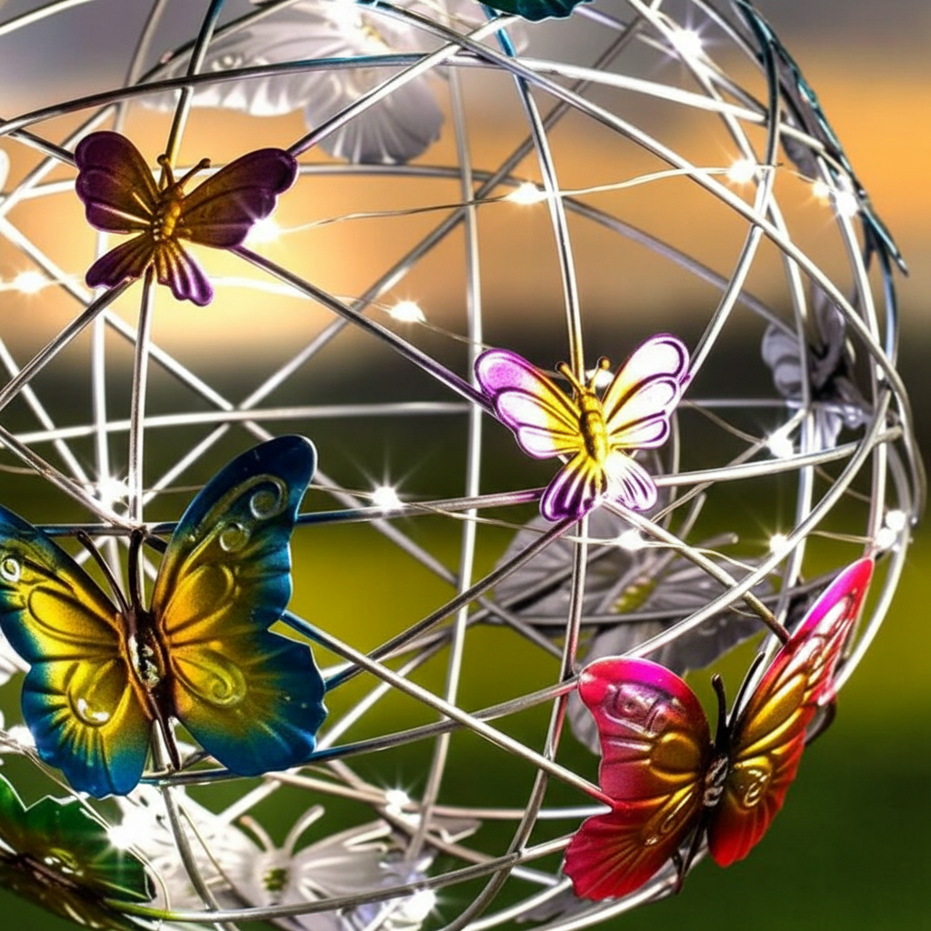 Solarbetriebene Außenhängelampe - Sunflutter