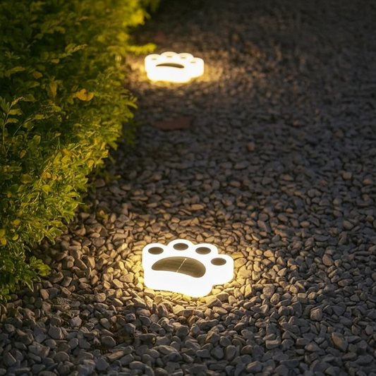 Solarbetriebene Gartenleuchte - PawGlow