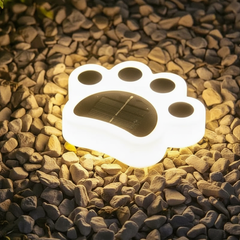 Solarbetriebene Gartenleuchte - PawGlow