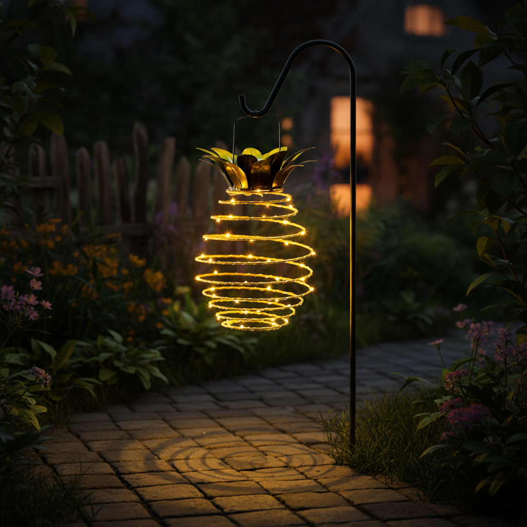 Solarbetriebene Außenleuchte - GlowPine